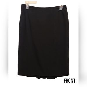 LE CHATEAU - Wool Blend Pencil Skirt wiith Peplum Detail